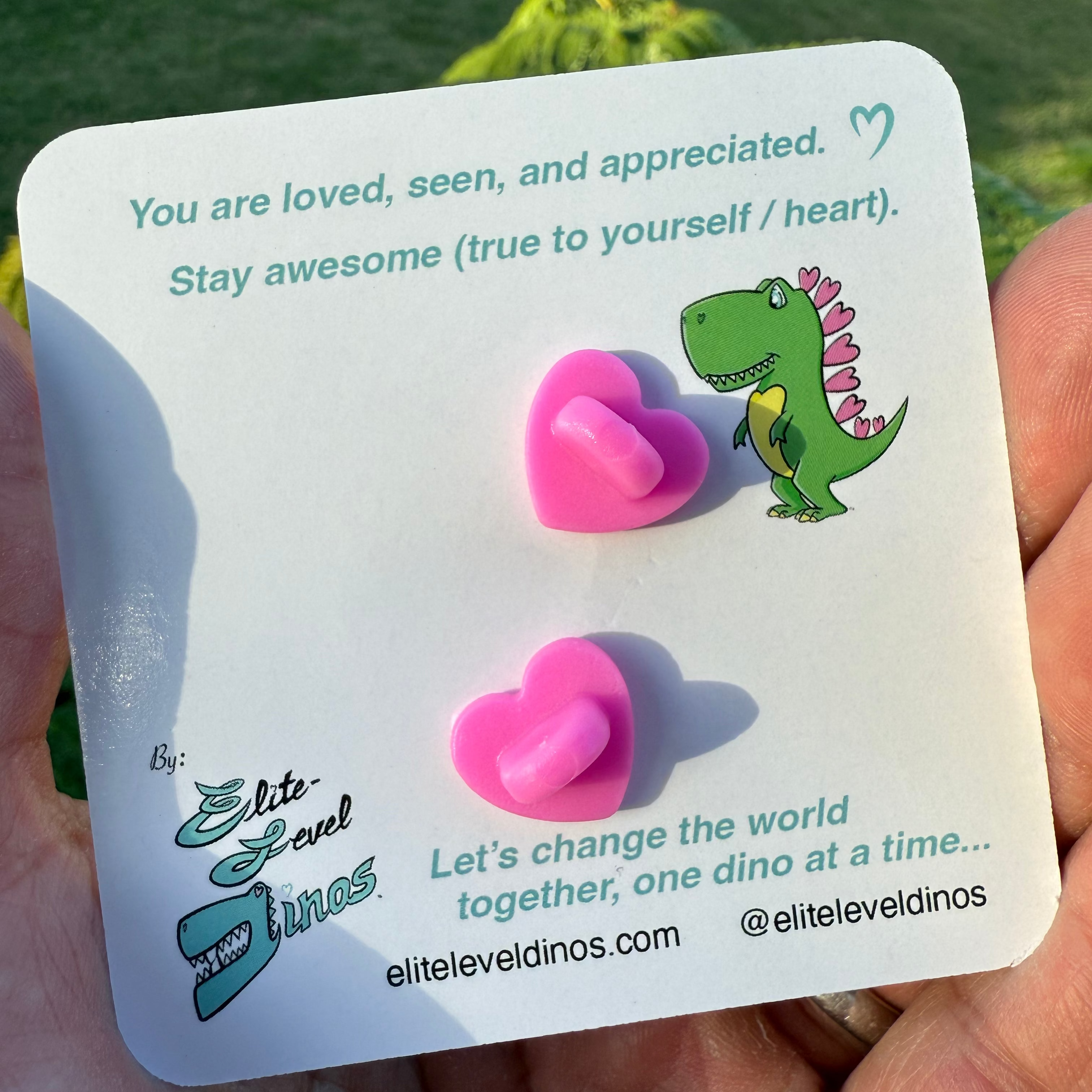 The Empathetic Dino Collectible Pin, Limited Edition (1 of 100)